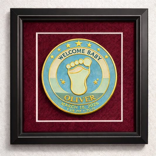 New Baby Framed Keepsake